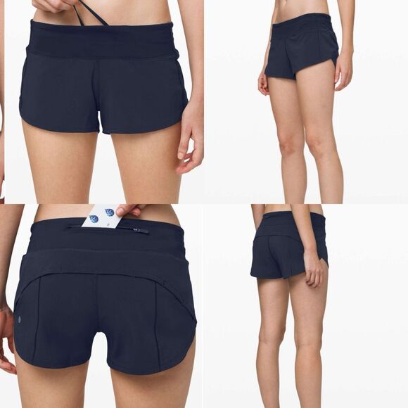 Lululemon Speed Up Short *2.5" True Navy size 10 - Picture 1 of 7